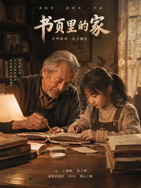 归书 - AI片源网 短剧《归书》复古风海报封面